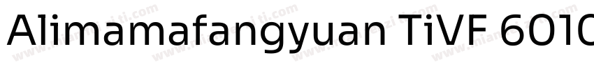 Alimamafangyuan TiVF 601000 wght 1字体转换